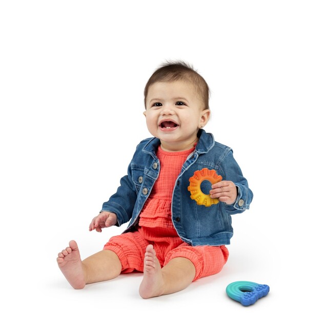 BRIGHT STARTS Morsetto in silicone - Chance of Smiles™ 3m+