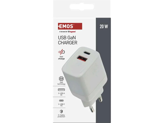 Sieťový USB adaptér (zdroj) GaN PD 20W