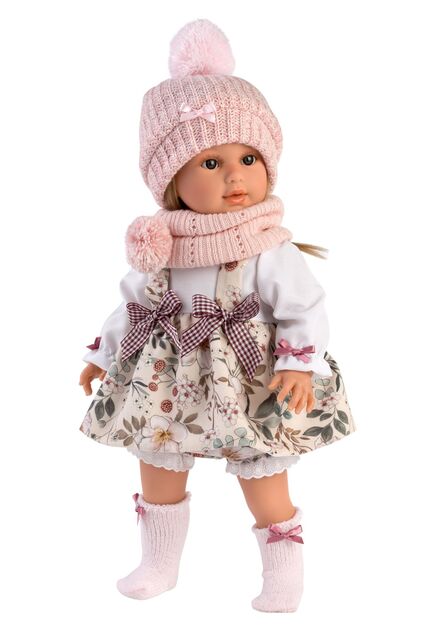 Llorens 540C CARLA - realistická bábika s mäkkým látkovým telom - 40 cm
