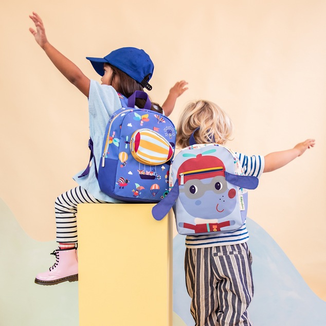 Lilliputiens - Kinder Rucksack - Luftschiff