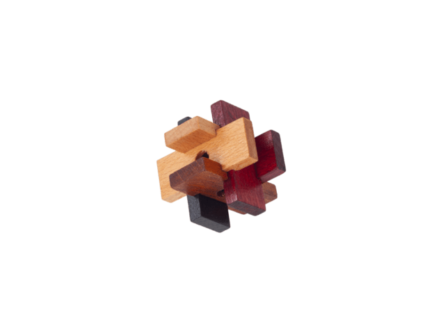 RECENTTOYS Brain Puzzle - sada 6 kusov