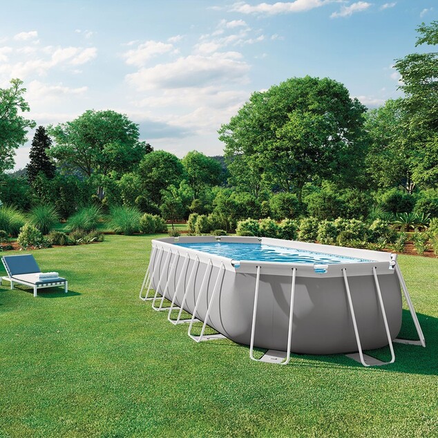 Záhradný bazén INTEX 26798 Prism Frame Oval 610 x 305 x 122 cm kartušová filtrácia