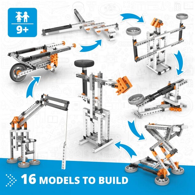 Engino STEM MECHANICS: Páky a prepojenia