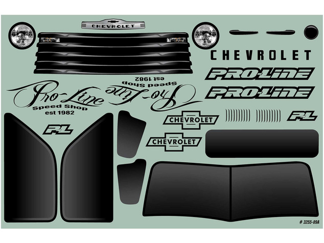 Pro-Line karoséria 1:10 Chevrolet Early 1950 šedá (Stampede, Granite)