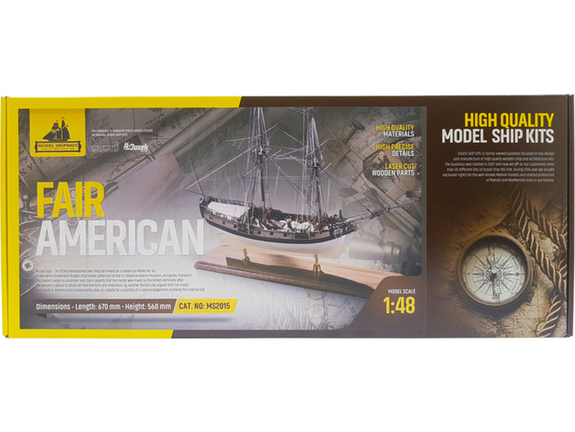 Model Shipways Fair American 1778 1:48 komplet