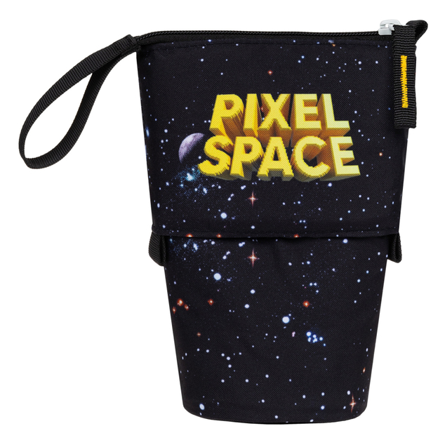 BAAGL Schulmäppchen Pop Up Pixel Space GRS