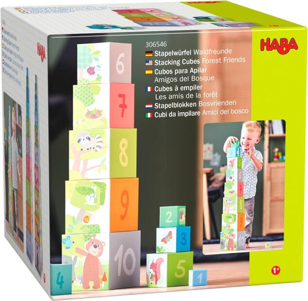 Haba Skladacia pyramída Lesné zvieratá