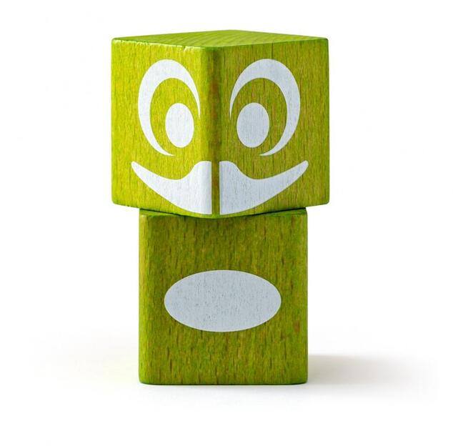 Woody Kocky farebné s potlačou 26 ks - 3,3 cm