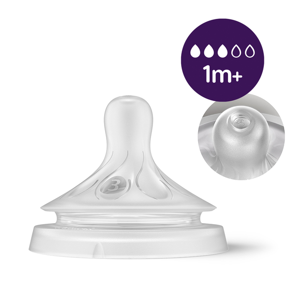 Philips AVENT Fľaša Natural Response s ventilom AirFree 260 ml, 1m+ medveď
