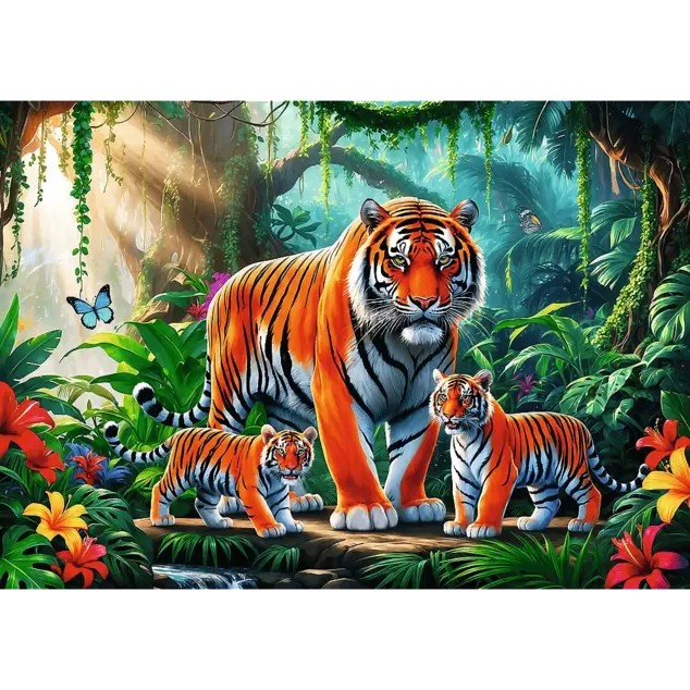 Trefl Puzzle 200 Tigrie zvyky