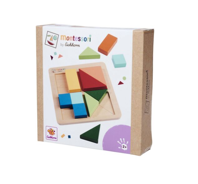 Montessori Štvorce skladačka puzzle