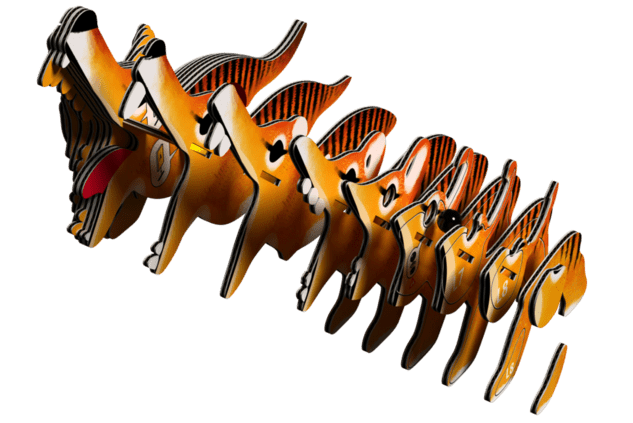 EUGY Tasmanski tiger 3D kartonska sestavljanka