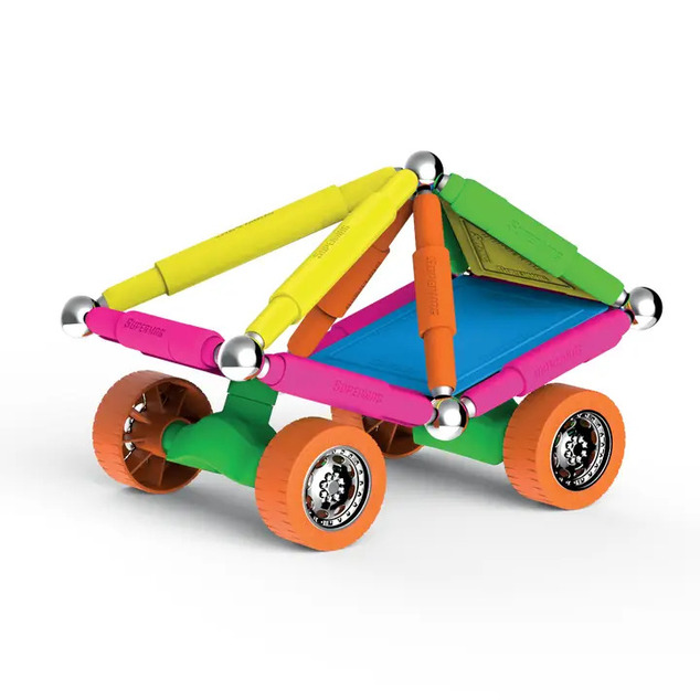 SUPERMAG magnetická stavebnica Wheels 55ks
