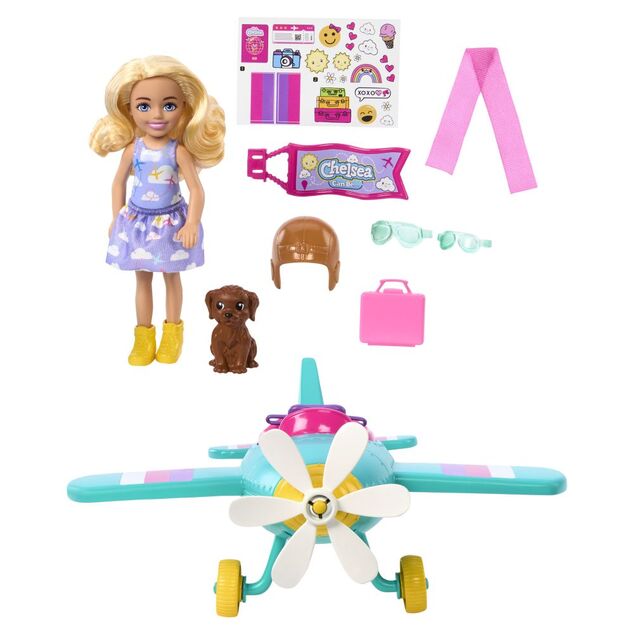Mattel Barbie Chelsea a lietadlo