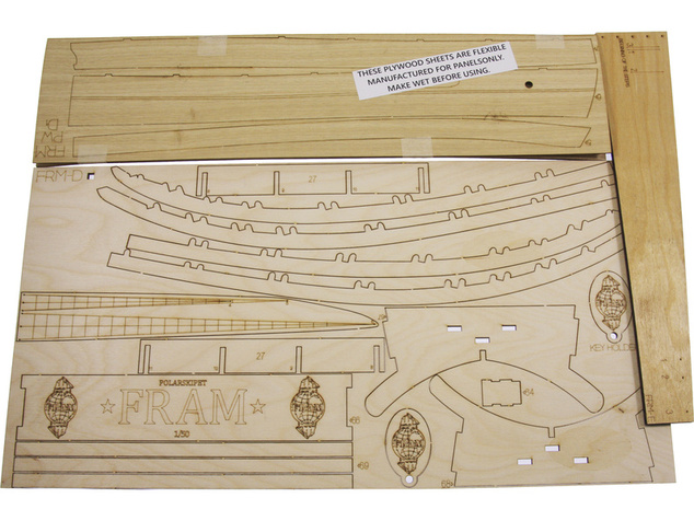 Modell-Tec Fram I. výskumná polárna loď 1:50 kit