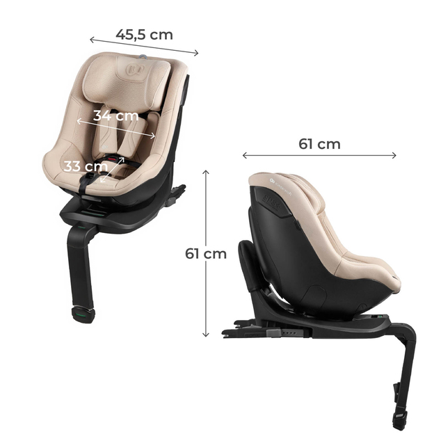 KINDERKRAFT Autosedačka I-Guard Pro I-size (61–105 cm) Beige