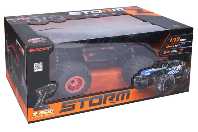 Bugina fuoristrada Max in metallo RC a telecomando 34 cm