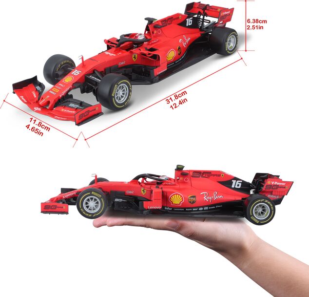 Bburago 1:18 Ferrari  Racing F1 2019 - SF90 Nr.16 Charles LeClercl