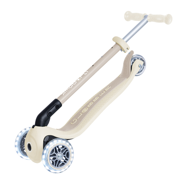 Globber kolobežka Primo Foldable Lights Ecologic Coconut