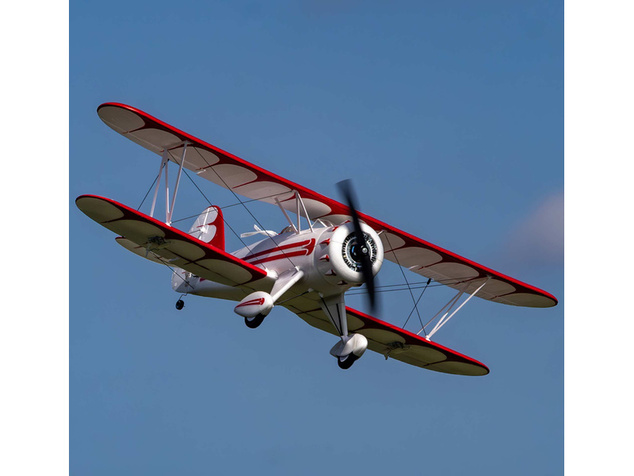 E-flite Waco 0.55m SAFE Select BNF Basic biele