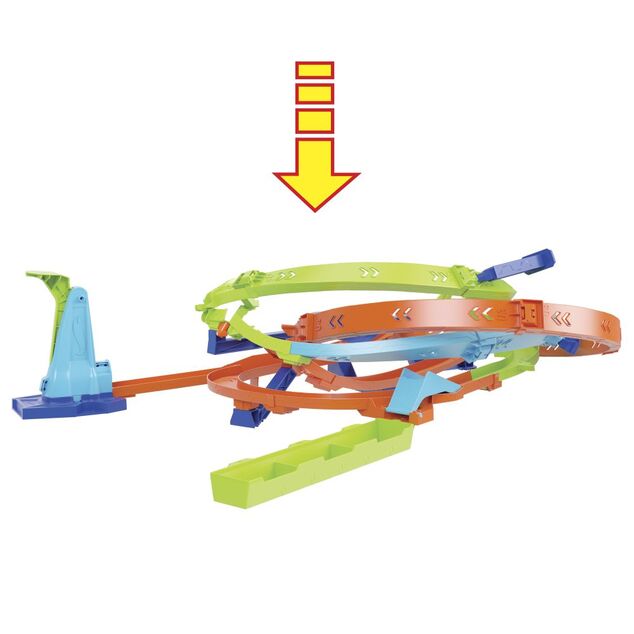 Hot Wheels Extrémna hyper slučka