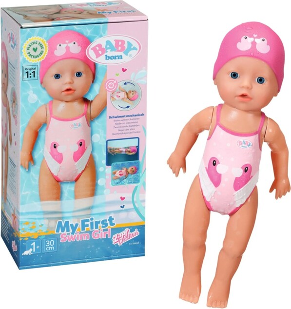 Zapf Baby born Plávajúce dievčatko