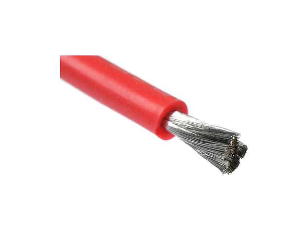 Kábel so silikónovou izoláciou Powerflex 16AWG červený (1m)