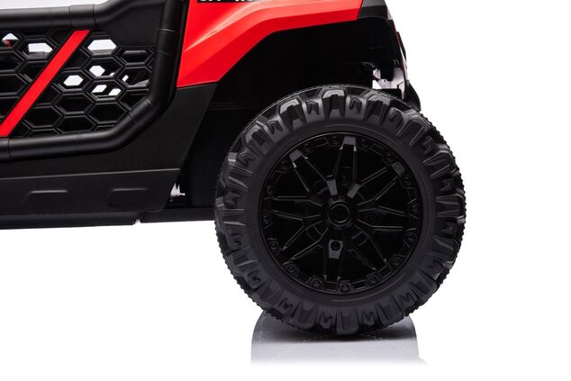 Elektrické autíčko UTV Small 12V, červené, Pohon zadných kolies, 12V batéria