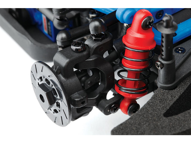 Traxxas Rally 1:18 4WD RTR červené