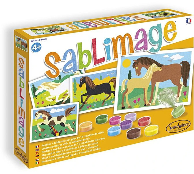 SENTOSPHERE Sablimage Concept Box Imagini cu nisip Cai