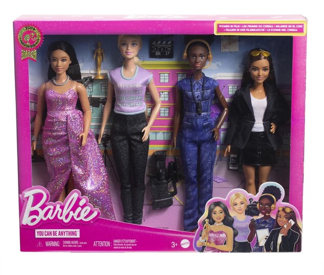 Mattel Barbie Sada 4ks bábik Filmové povolanie