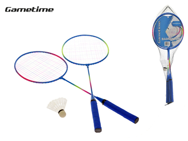 Gametime bedmintonové rakety 62,5cm 2ks s košíkom
