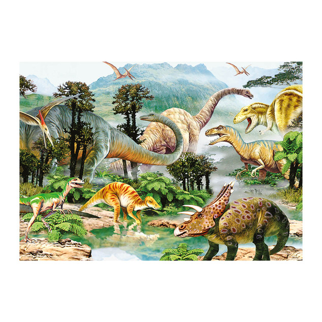 Dino život dinosaurov 100XL Puzzle