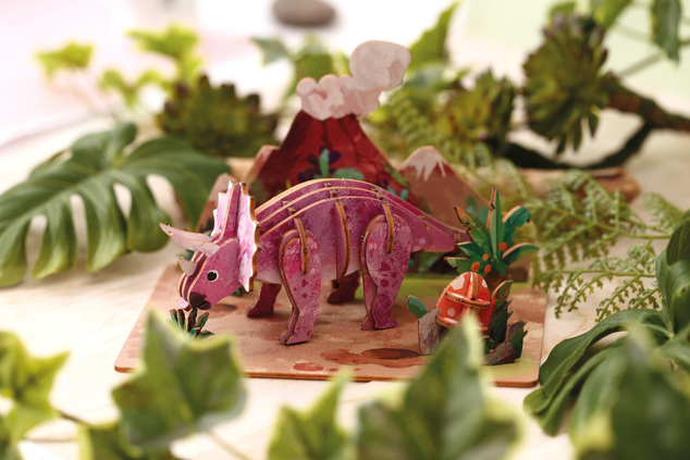 GRAINE CREATIVE Leseni 3D model Triceratops