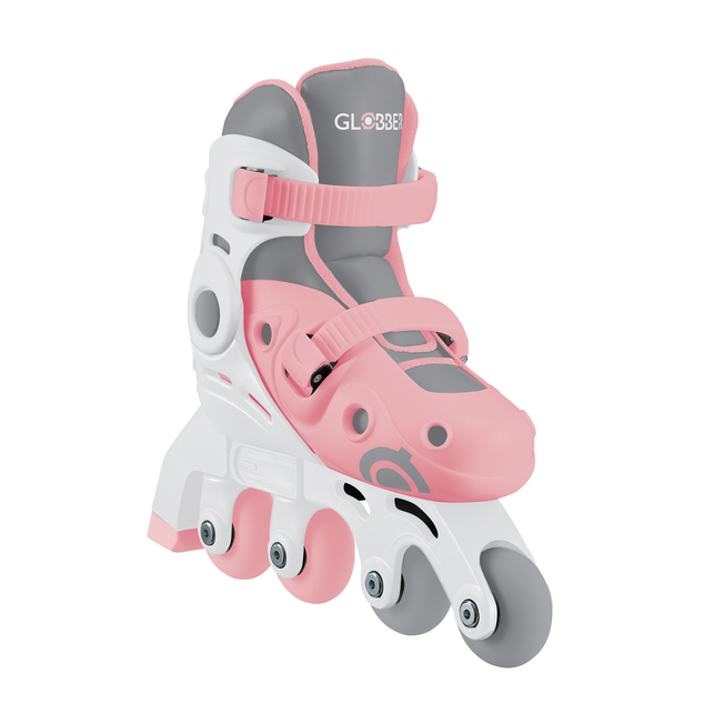 Globber detské kolieksové korčule 2v1 veľkosť 26-29 Pastel Pink - White