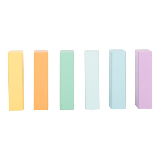 Mala noga Pastel drvene kocke 50 kom
