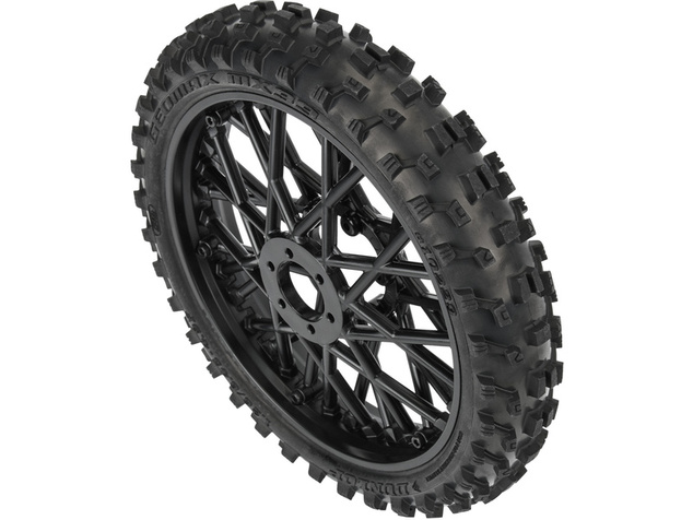 Pro-Line koleso s pneu Dunlop Geomax MX33 V2 Bead CR4 predný, disk čierny: PM-MX