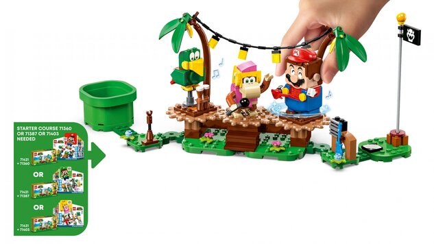 LEGO® Super Mario™ 71421 Dixie Kong a koncert v džungli – rozširujúci set