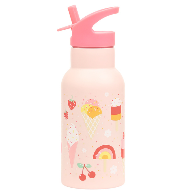 A Little Lovely Company - nerezová fľaša na pitie, 350 ml - zmrzlina