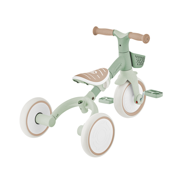 Globber detské odrážadlo trojkolesové - Learning Trike 3in1 PLUS Ecologic Pistachio