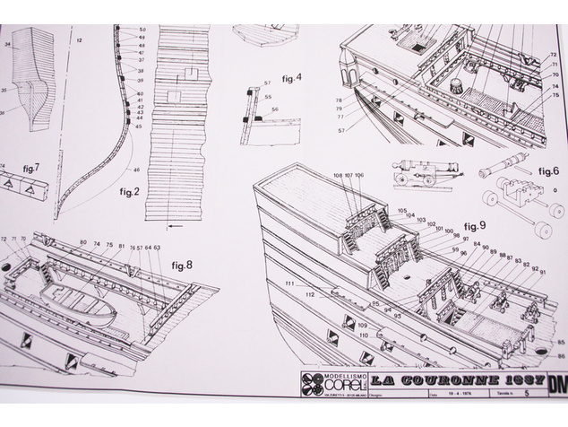 Kit COREL La Couronne 1636 1:100