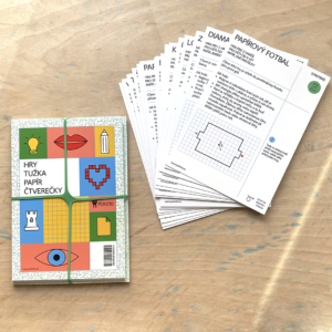 Poketo HRY – CERUZKA – PAPIER – ŠTVORČEKY