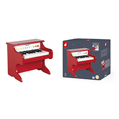 Janod Strumento musicale in legno Pianoforte elettronico Confetti