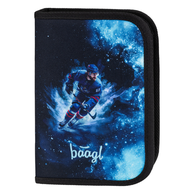 BAAGL SET 3 Zippy Hockey: cartella, astuccio, sacchetto