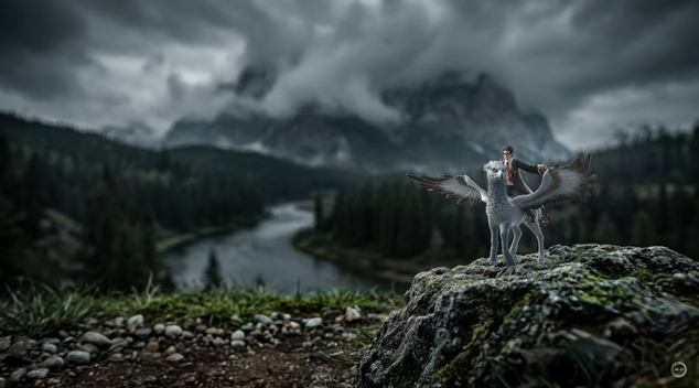 Schleich Harry Potter - Harry Potter auf Seidenschnabel