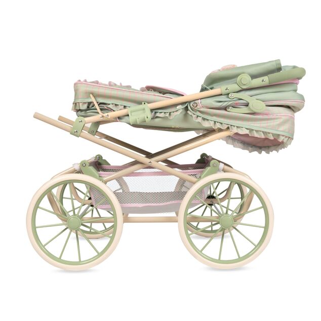DeCuevas 82068 Passeggino pieghevole per bambole REBORN con ombrellone e accessori Botanic 2026