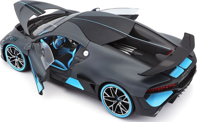 Bburago 1:18 TOP Bugatti Divo Grey