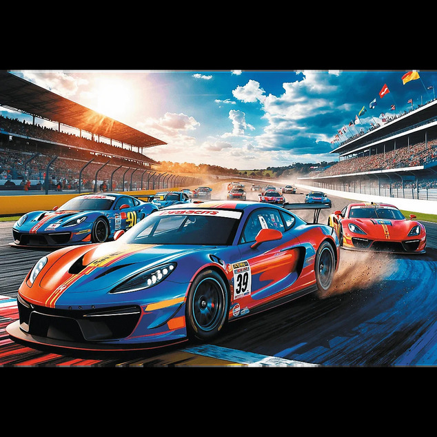 Trefl Puzzle 60 Schneller Rennfahrer