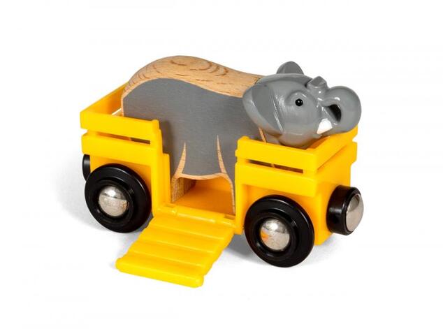 Brio Wagon und Elefant