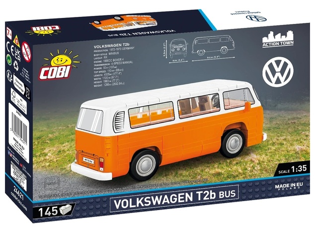 Cobi Volkswagen T2 Bus, 1:35, 154 Stk.